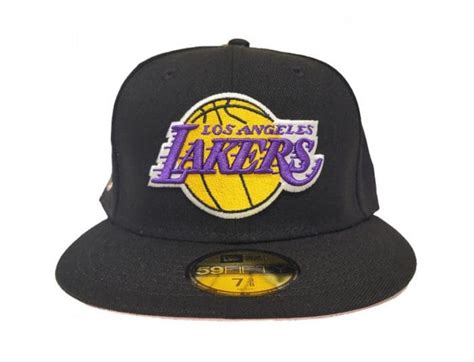 Los Angeles Lakers 2020 Champs Black Pink 59Fifty Fitted Hat by NBA x ...