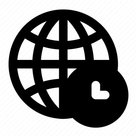 Globe, world, global, earth, clock icon - Download on Iconfinder