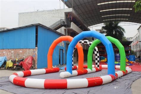 Human Hamster Ball Race Track - Channal Inflatables