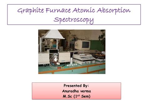 Graphite furnace atomic absorption spectroscopy