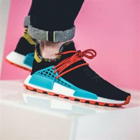 Adidas Pharrell Williams Nmd Solar hu Human Race Black Size 7-12 Mens ...