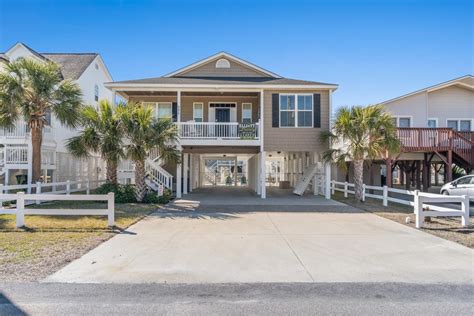 Sea La Vie | Cherry Grove Channel House | Pool | Elliott Beach Rentals