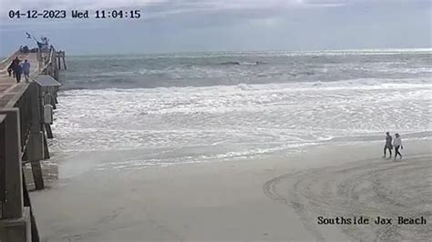 Webcam ao vivo Cais da praia de Jacksonville, Flórida