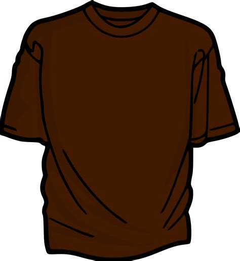 Clipart - Brown T-Shirt