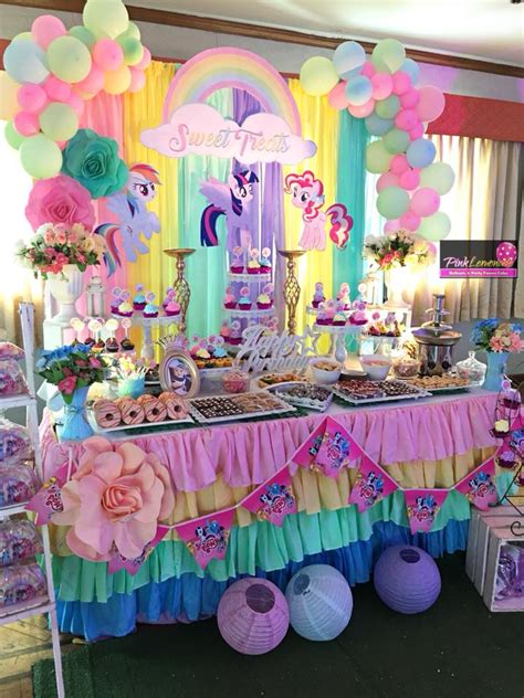 Little Pony themed Birthday Party