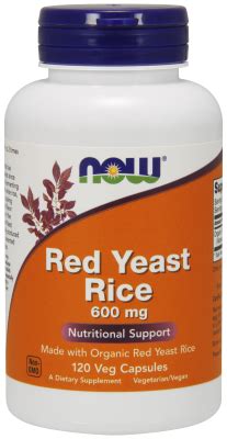 Buy Now Foods Red Yeast Rice Extract 600mg Organic 120 VCAPS and Save Big at VitaNet®, LLC