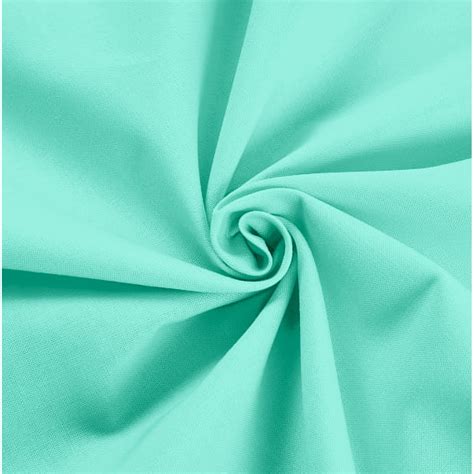 Waverly Inspirations 100% Cotton 44" Solid Aqua Color Sewing Fabric by the Yard - Walmart.com ...