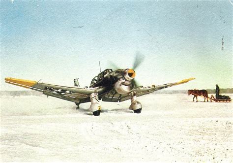 Junkers Ju 87 winter color photo | World War Photos