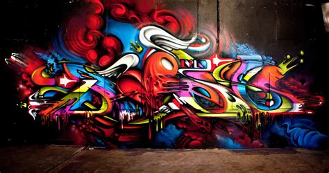 3D Graffiti Full Color Hd Wallpaper | Wallpaper Background HD