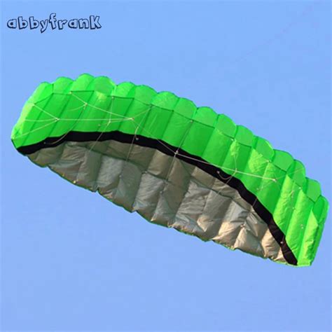 Abbyfrank Software 2.5m Parachute Dual Line Stunt Flying Kite Nylon Sport Paragliding Kitesurf ...