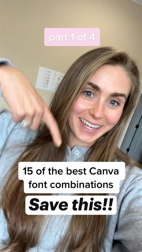 Save these best Canva font combinations to use in your next design!! 🤩 | Canva tutorial, Graphic ...