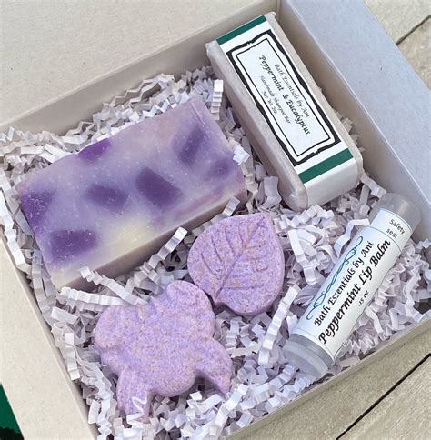 Lilac Soap Gift Box This gift set includes a handmade bar of | Etsy in 2021 | Peppermint lip ...