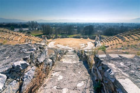 Ruins of the Ancient City of Philippi, Eastern Macedonia and Thrace, Greece Stock Photo - Image ...