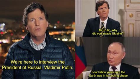 Why Are People Making Jokes About Vladimir Putin Giving Tucker Carlson A History Lesson? The ...