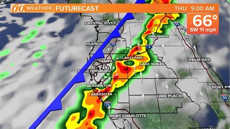 Morning storms throughout Tampa Bay prompt numerous severe weather alerts | wtsp.com