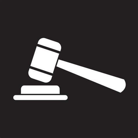 gavel icon symbol sign 645136 Vector Art at Vecteezy