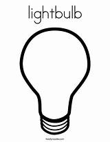 Light Bulb Coloring Page Free Printable sketch template