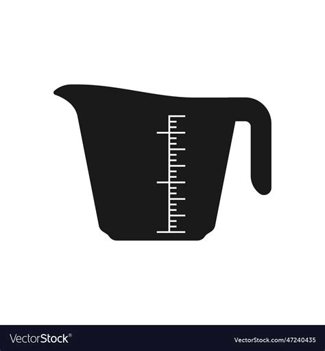 Measuring cup Royalty Free Vector Image - VectorStock