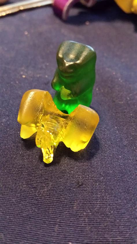 This gummy bear might be evil. : r/funny