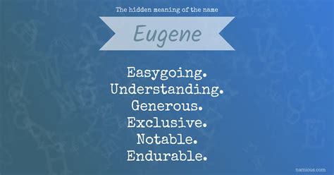 The hidden meaning of the name Eugene | Namious