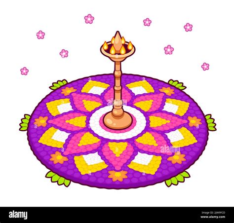 Cartoon pookalam hi-res stock photography and images - Alamy