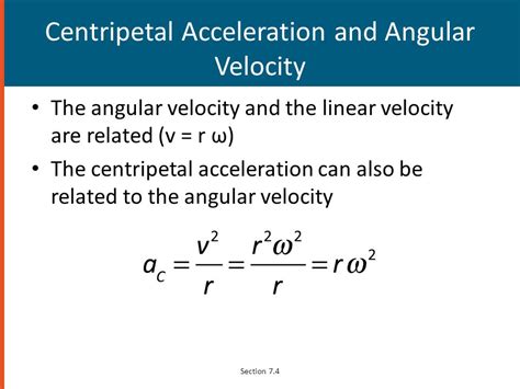 What is the centripetal acceleration formula