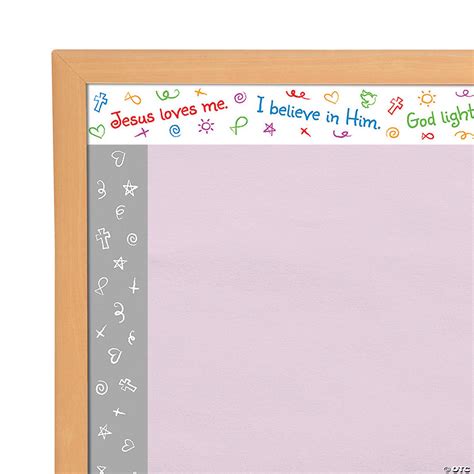 Double-Sided Religious Messaging Bulletin Board Borders - 12 Pc. - Discontinued