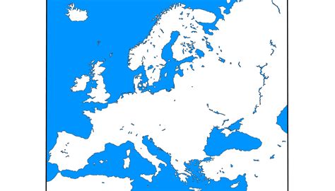 High Resolution Blank Map Of Europe Clip Art Library - vrogue.co