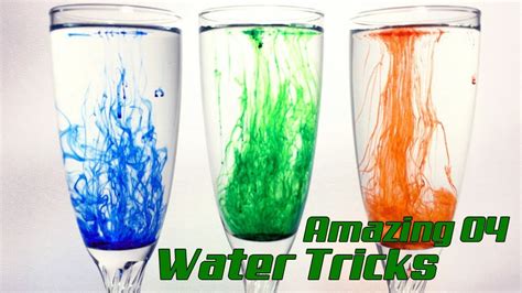 Water Tricks for kids! Amazing water tricks! Water tricks 5 minute ...