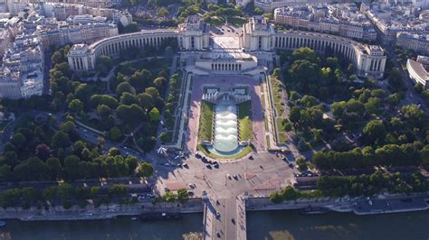 Musee National De La Marine Seen From Aerial Stock Footage SBV ...