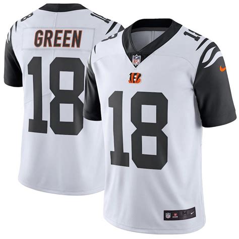 Men's Cincinnati Bengals A.J. Green Nike White Vapor Untouchable Color Rush Limited Player ...