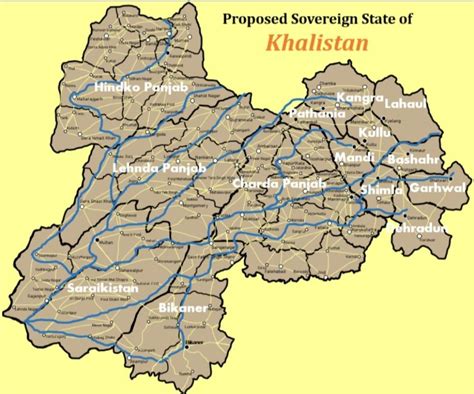 Thoughts on proposed Khalistan map? : r/Sikhpolitics