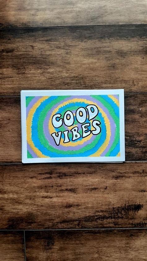 Good vibes painting | Tie dye painting, Painting, Good vibes