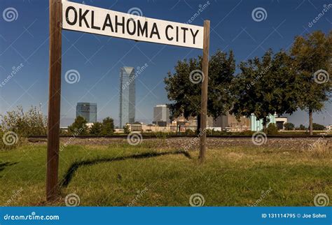 Oklahoma City Skyline, Oklahoma City, Oklahoma Stock Image - Image of ...