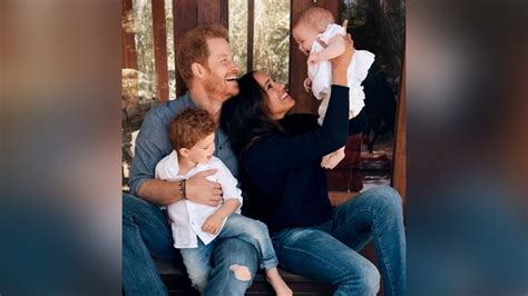 Meghan Markle and Prince Harry share first photo of daughter Lilibet on Christmas card, son ...