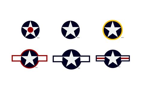 Timeline for the US Air Force National Star Insignia - AirCorps Art