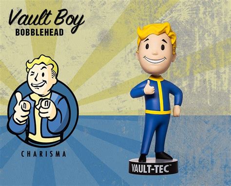 Fallout® 4: Vault Boy 111 Bobbleheads - Series Two: Charisma | Fallout 4 vault boy, Vault boy ...