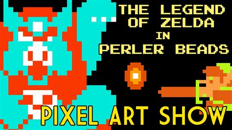 Perler Beads Tutorial: Legend of Zelda - Pixel Art Show - YouTube