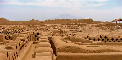 Archeological Complex of Chan Chan, the largest Mud-brick city of Peru.