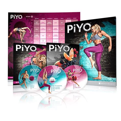 Beachbody PiYo DVD Workout | Pilates/Yoga Workout Includes Comprehensive Fitness Guide ...