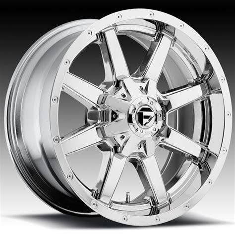 Fuel Maverick Chrome 20x10 -24mm with Toyo Tires Open Country M/T 35X12.50R20LT | D53620002645 ...