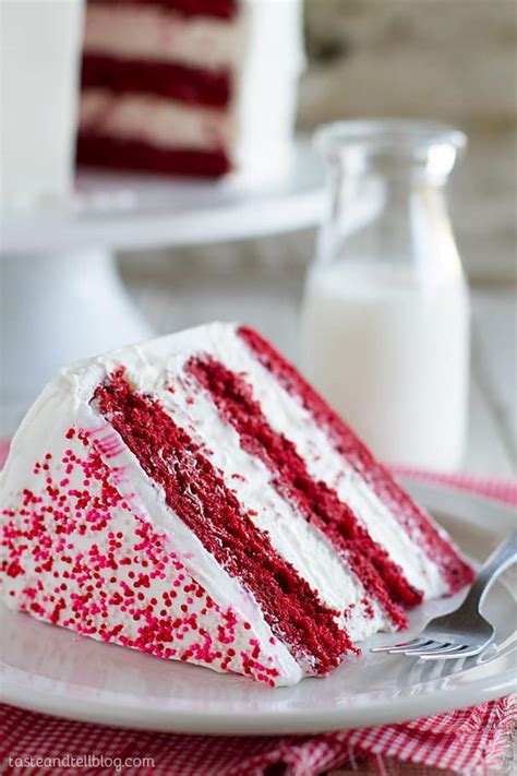 Red Velvet Ice Cream Cake Recipe - Taste and Tell