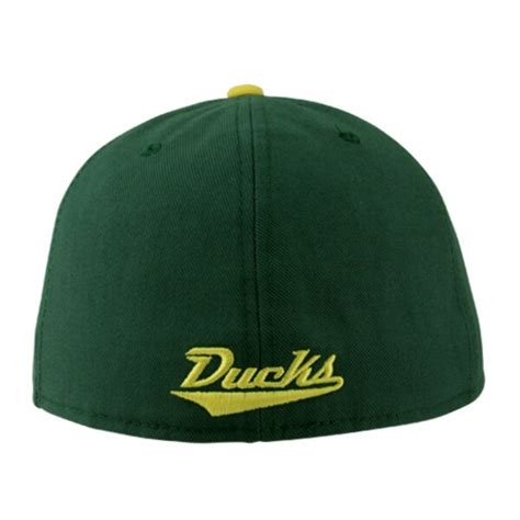 Nike Oregon Ducks True Authentic Fitted Baseball Hat - Green/Yellow ...