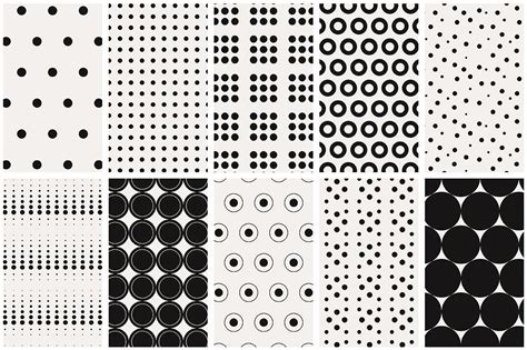 Dots & Spots Seamless Patterns | Seamless patterns, Dots, Adobe illustrator pattern