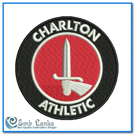 Charlton Athletic Football Club Logo Embroidery Design - Emblanka