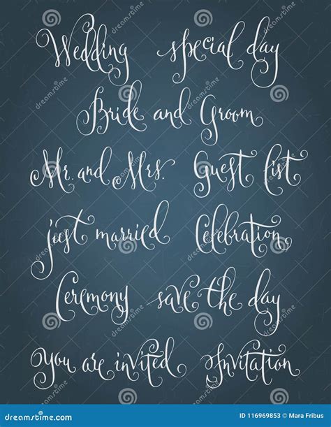 Wedding modern calligraphy stock vector. Illustration of greeting ...