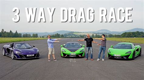 DRAG RACE: RaceChip 570S vs McLaren 675LT vs 570S