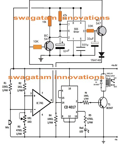 Clap Clap Switch Circuit - Double Clap Switch Circuit | Circuit Diagram Centre