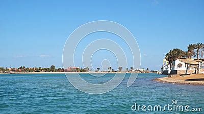 Buildings and Beaches in El Gouna. El Gouna - a Tourist Resort on the Red Sea Coast in Egypt ...