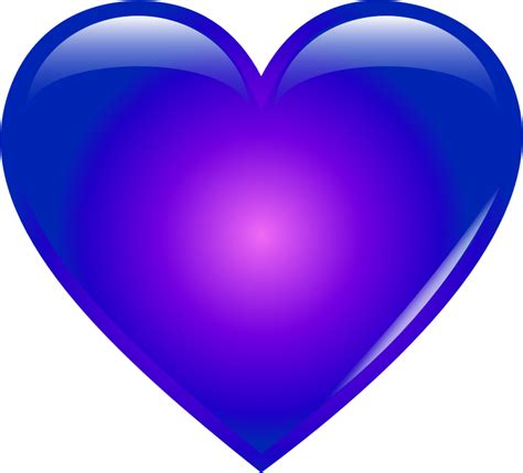 Blue Heart - Openclipart